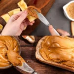 ピーナッツバターの塗布