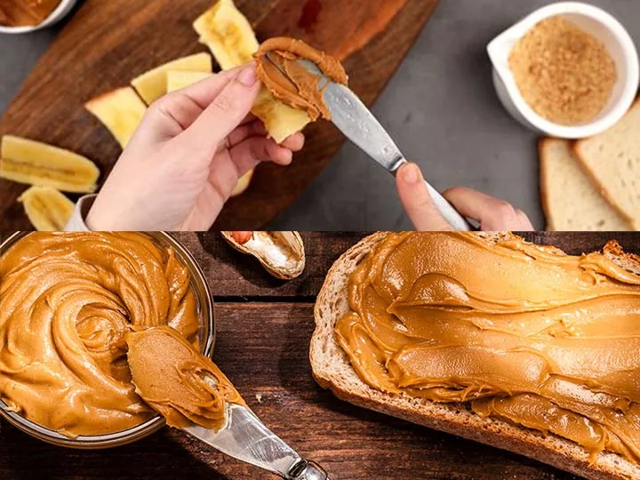 application of peanut butter