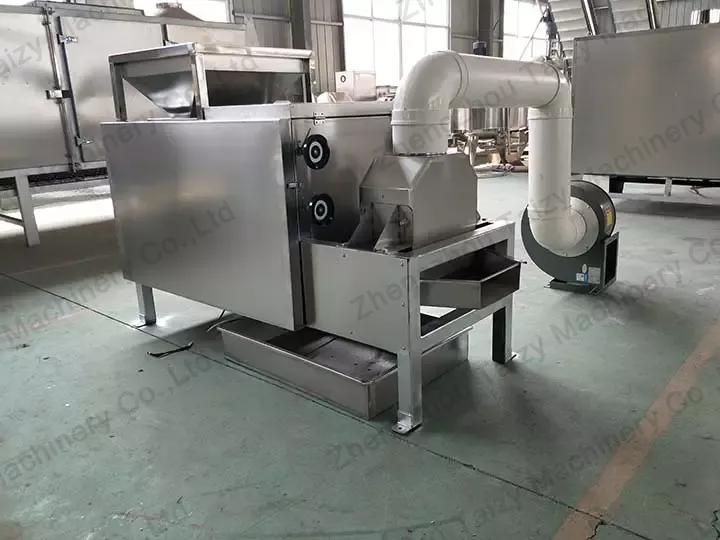 dry type machine for peeling groundnut