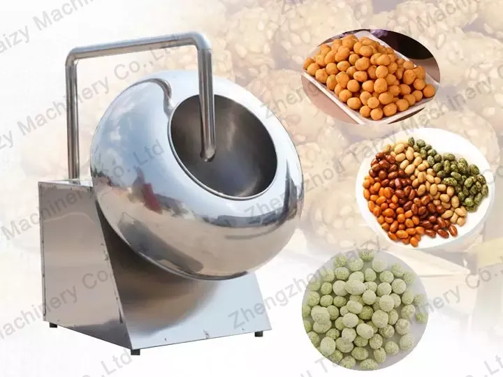 large scale flour coated peanut making machine