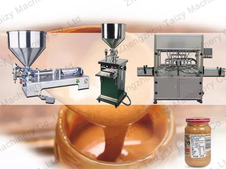 different peanut butter packing machine