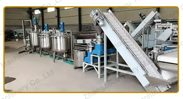 peanut butter processing plant