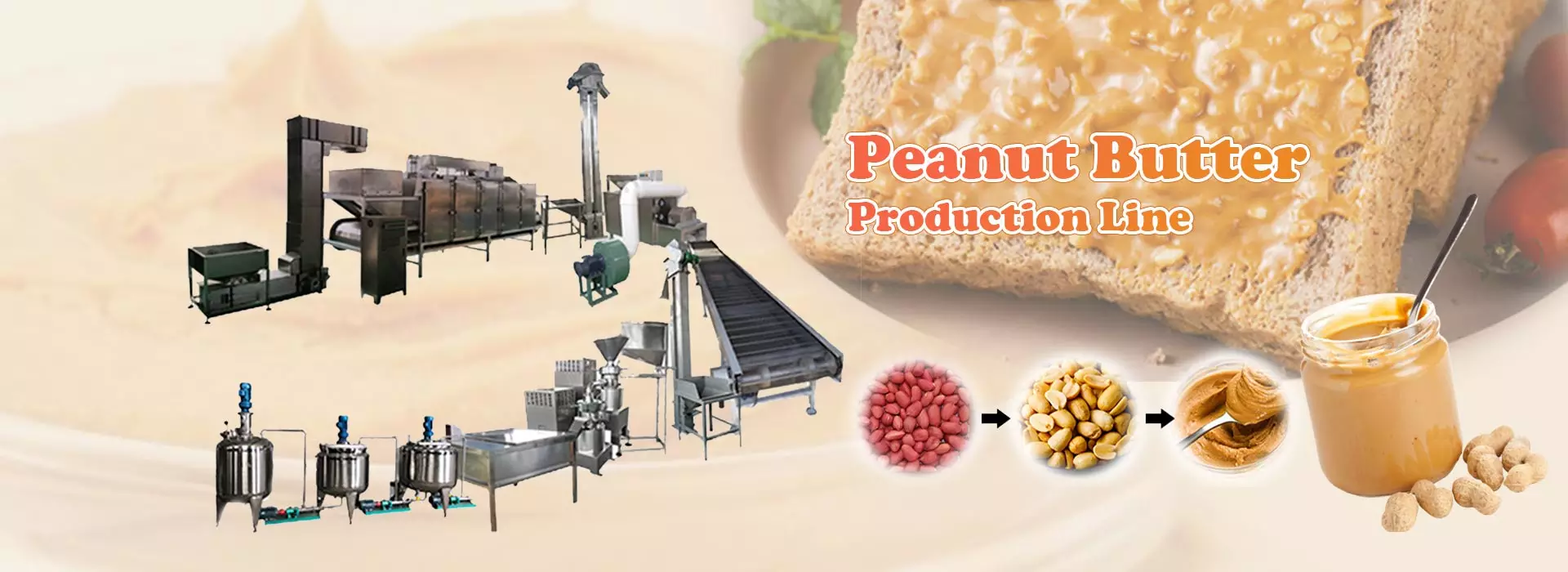 peanut butter production line-banner