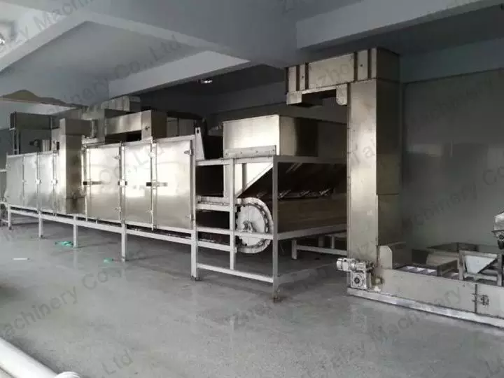 horno tostador de maní continuo