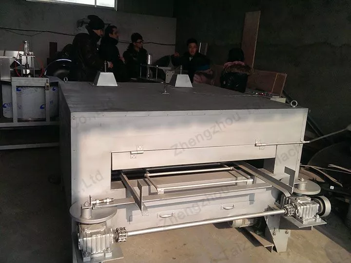 automatic coated peanut roasting machine