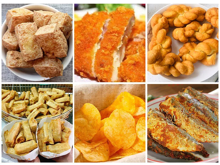 Commercial Groundnut Frying Machine Stainless Steel Food Fryer 2 Application Scope