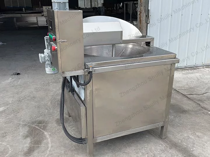 Commercial Groundnut Frying Machine Stainless Steel Food Fryer 4 Small Peanut Frying Machine