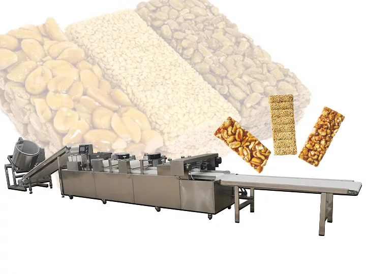máquina formadora de barras de cereal