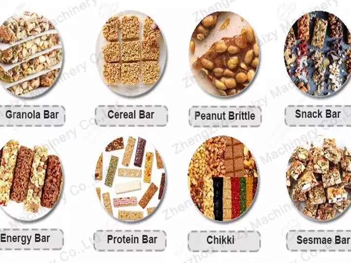 Semi-Automatic Peanut Brittle Forming And Cutting Machine 1 Cereal Bar Production