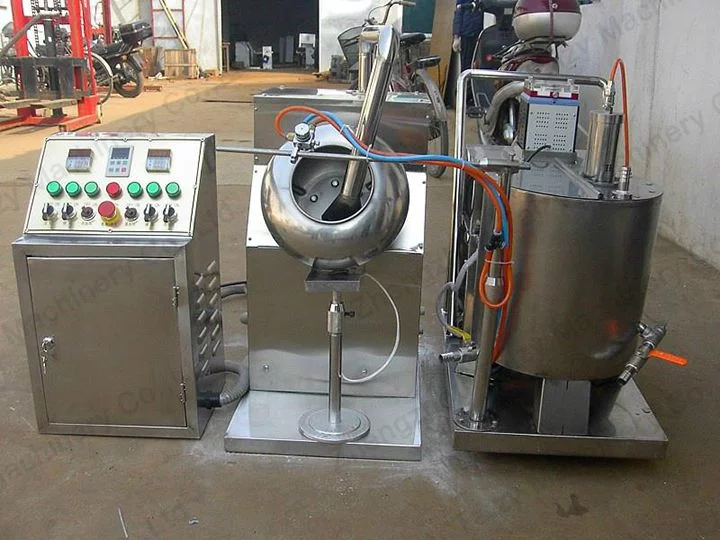 mini peanut burger coating machine