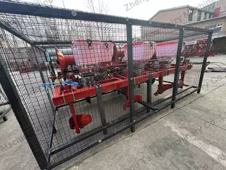 Packing Peanut Planter Machine Shipped To Belgium 1 Peanut Planter Machine