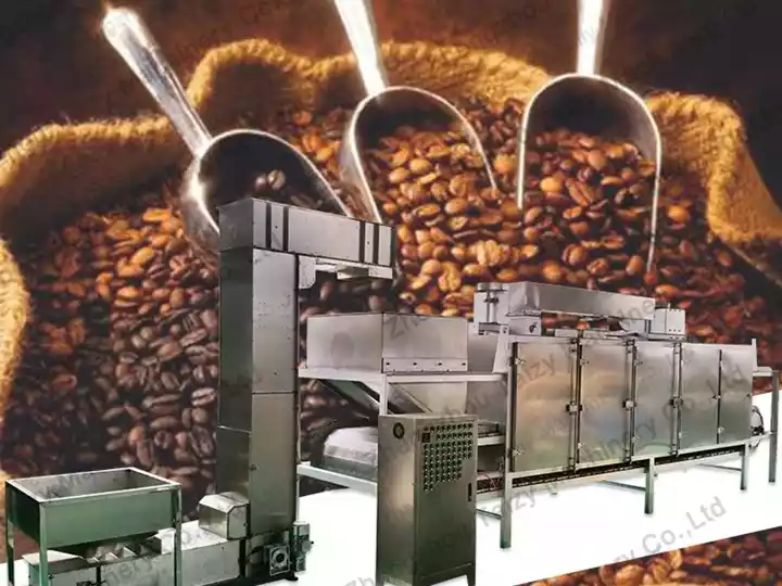 Continuous Nuts Roaster