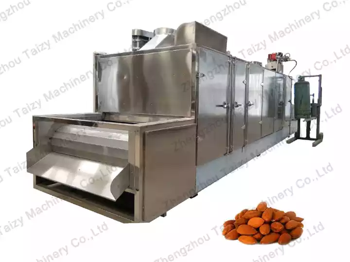 Continuous Nuts Roasting Machine