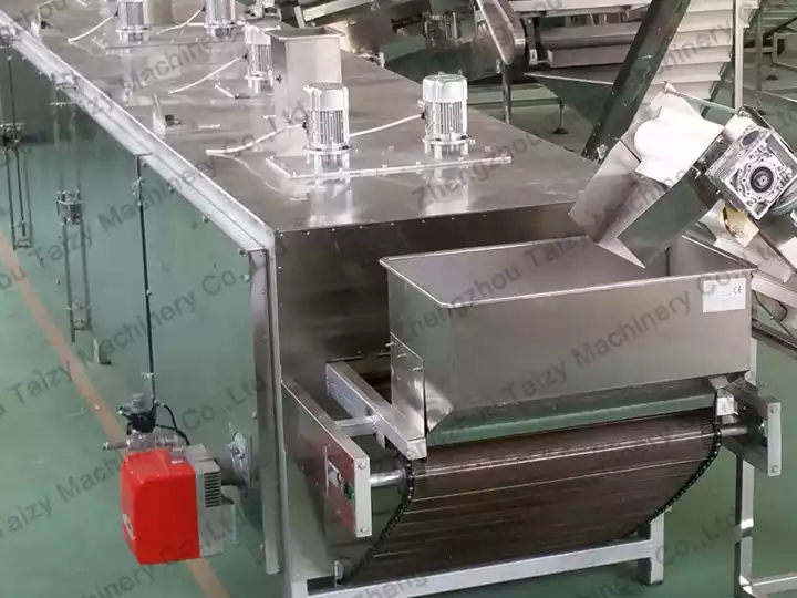 continuous nut roasting machine