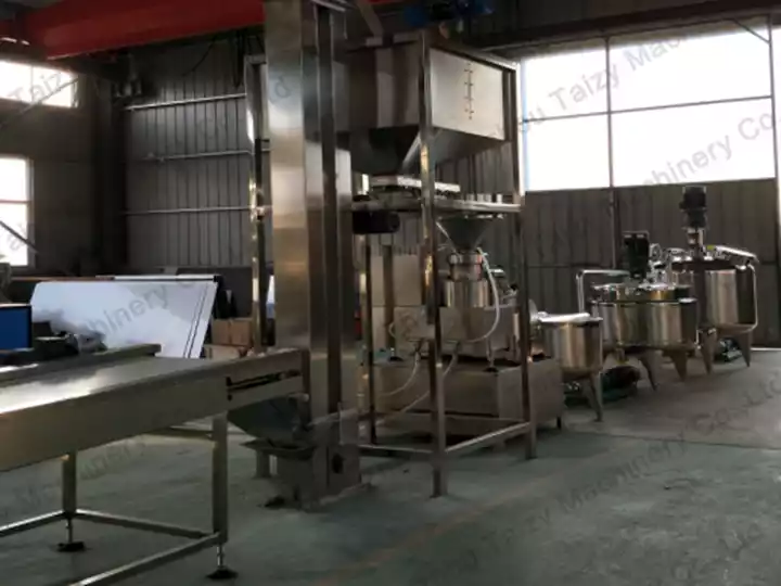 100Kg/H Small-Scale Semi-Automatic Peanut Butter Processing Line 1 Nut Butter Manufacturing Line