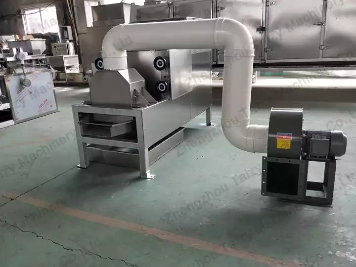 peanut peeler and half separator