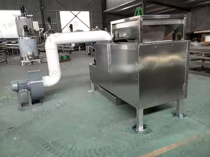 peanut peeling and half separating machine