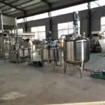 semi automatic peanut butter processing line