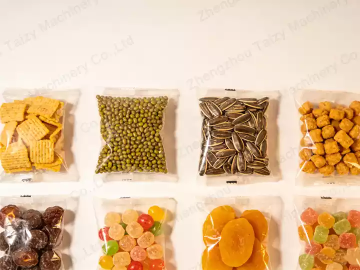 Rotary Pouch Packing Machine | Granule Filling And Sealing Machine 4 Granule Packaging Bags