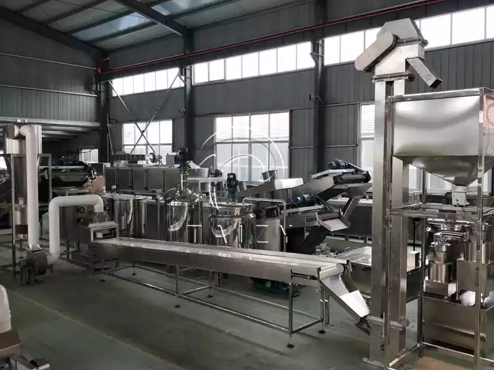 Usine de traitement de beurre de noix