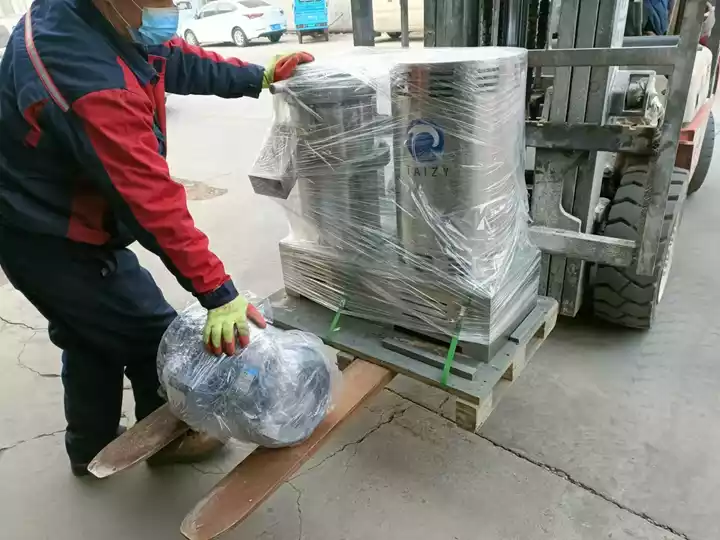 Ligne de production de beurre de noix expédiée en Australie