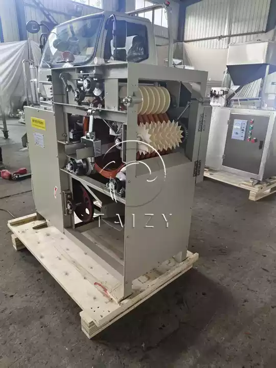 Automatic Almond Slicing Machine &Amp; Peeling Machine Shipped To Vietnam 6 アーモンドピーリングマシン
