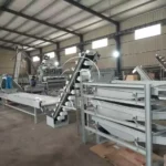 almond nut shelling unit