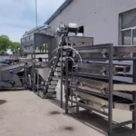 almond shelling processing line