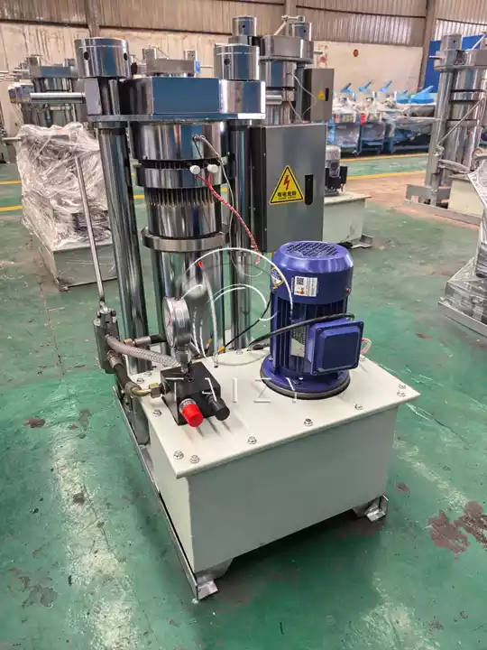 Cocoa Bean Colloid Mill &Amp; Hydraulic Oil Press Shipped To Drc 4 Automatic Oil Press Machine