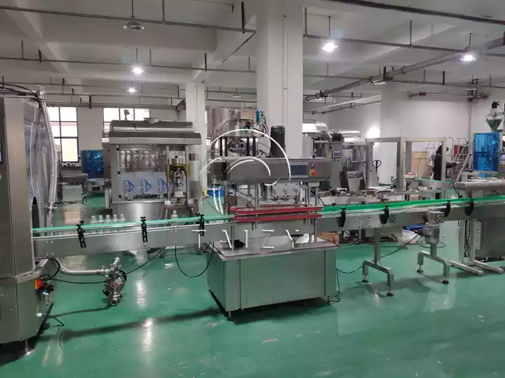 Automatic Sauce Filling Production Line | Sesame Paste &Amp; Peanut Butter Bottling Line 7 Belt‑Type Screw Capping Machine