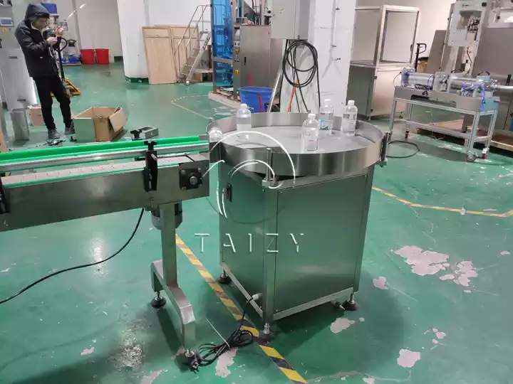 Automatic Sauce Filling Production Line | Sesame Paste &Amp; Peanut Butter Bottling Line 5 Turntable Type Bottle Unscrambler