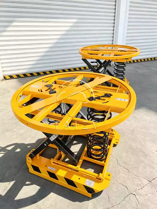 Custom Peanut Roasting Processing Line Exported To Australia 5 Spring Type Lifting Platform