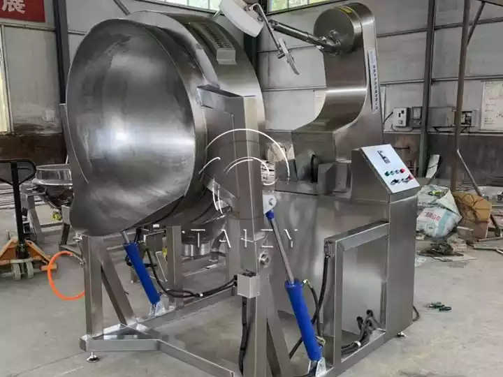 Planetary Mixing Jacketed Kettle | Automatic Sauce Frying Cooking Pot 2 200L Jacketed Mixing Kettle