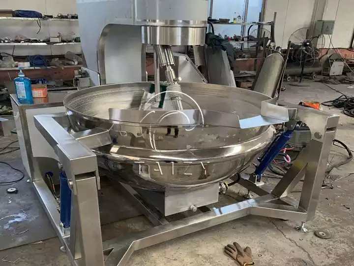 Planetary Mixing Jacketed Kettle | Automatic Sauce Frying Cooking Pot 3 500L Automatic Jacketed Kettle