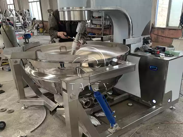 Planetary Mixing Jacketed Kettle | Automatic Sauce Frying Cooking Pot 4 500L Industrial Cooking Kettle