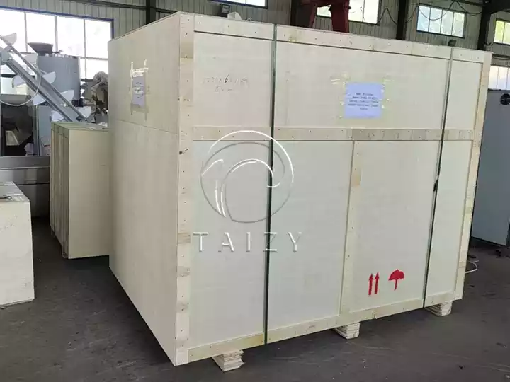 Electric Gas Dual Use Drum Peanut Roaster Shipped To Nigeria 4 Peanut Roaster Wooden Packing Case